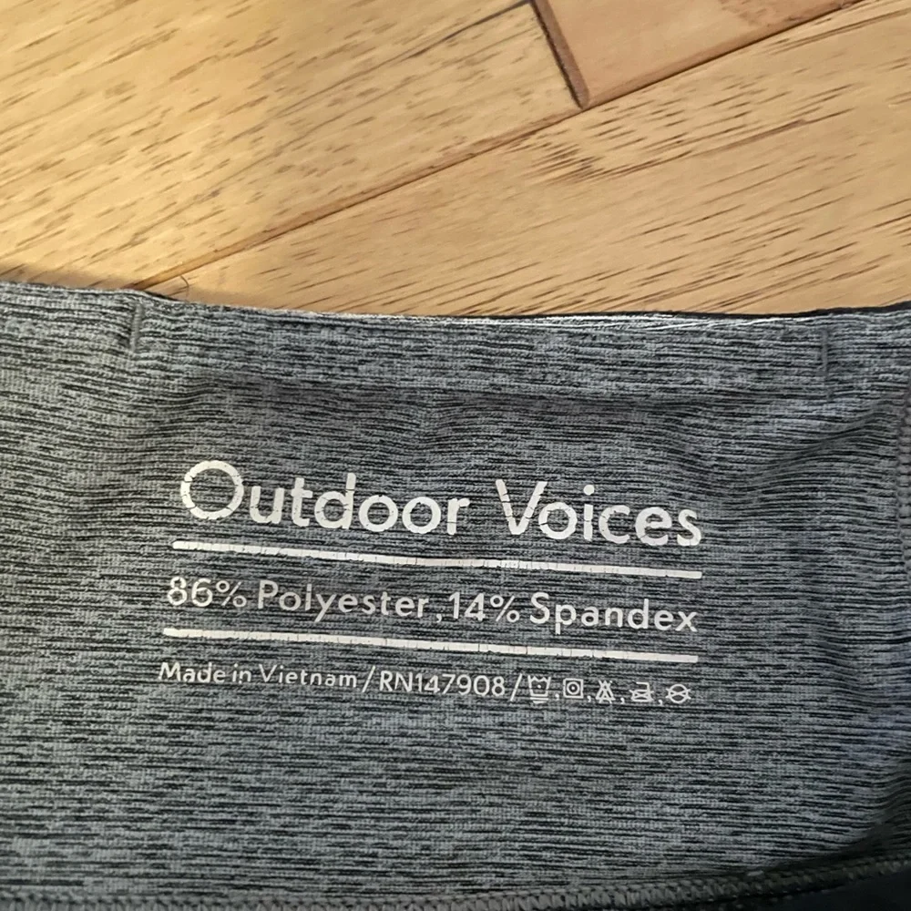 Outdoor voices dipped leggings — black and gray - Picture 5 of 5
